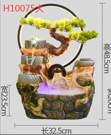 Indoor resin fountain H10075