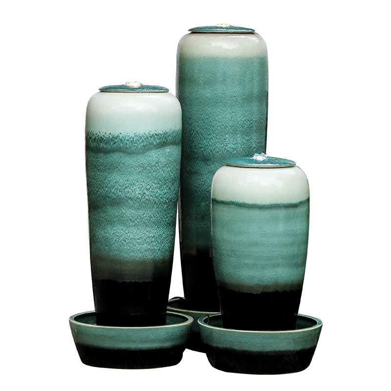 نافورة سيراميك داخلية MNC033-S+MNC034-M+MNC035-L