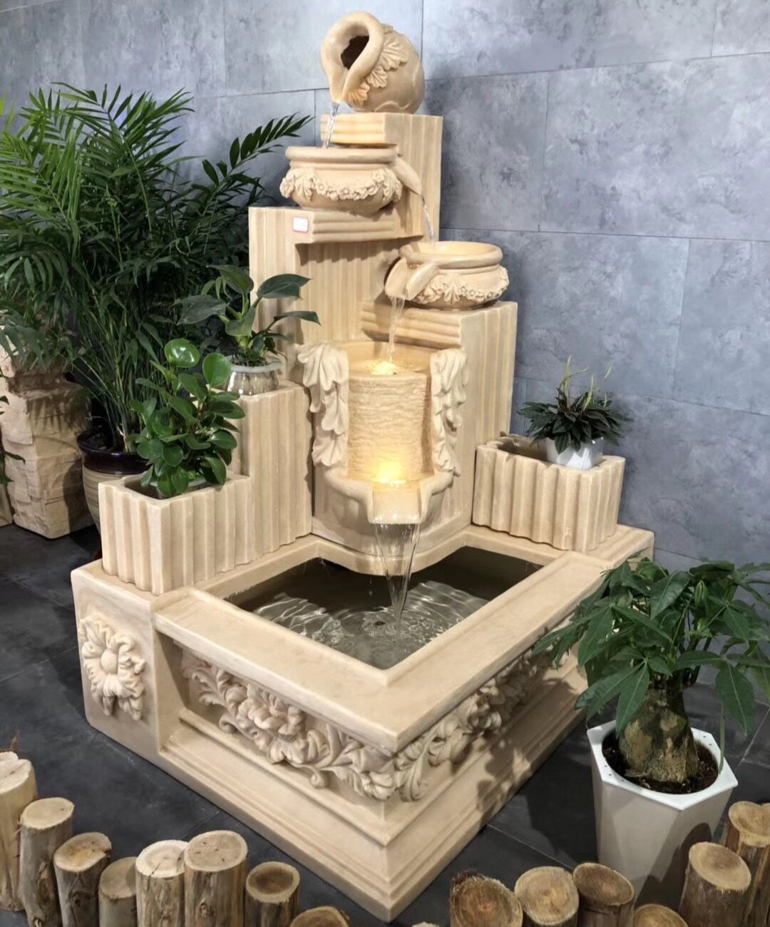 نافورة الحجر الرملي 1761