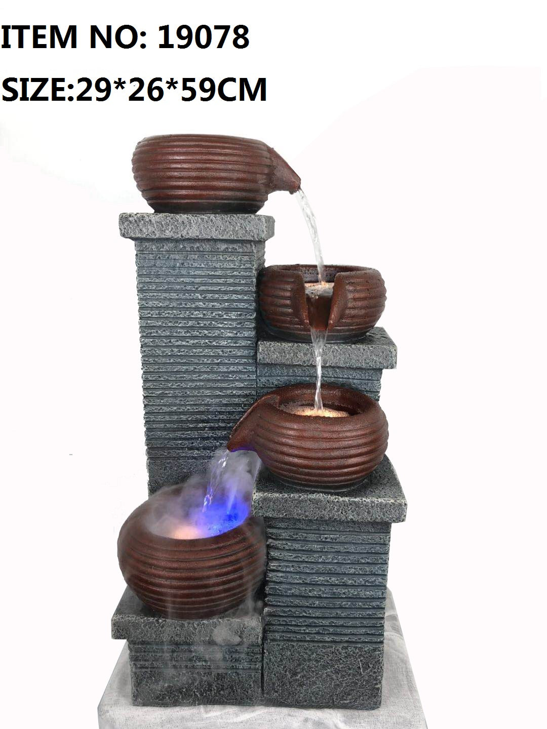 MR.BIG Resin Tabletop Zen Fountain XT19078