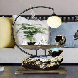 MR.BIG Resin Tabletop Zen Fountain W3S032