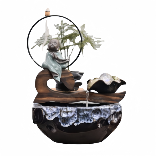 MR.BIG Resin Tabletop Zen Fountain W3S020