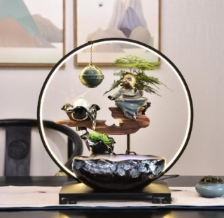 MR.BIG Resin Tabletop Zen Fountain W3S013