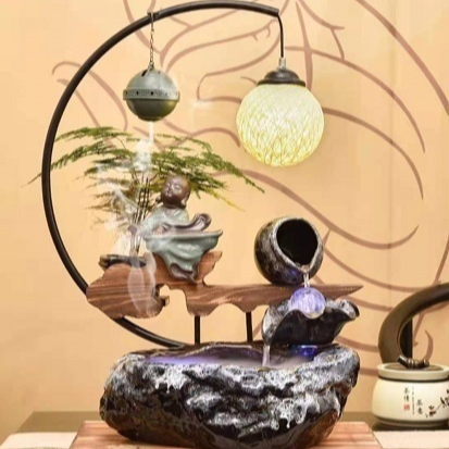 MR.BIG Resin Tabletop Zen Fountain W3S003