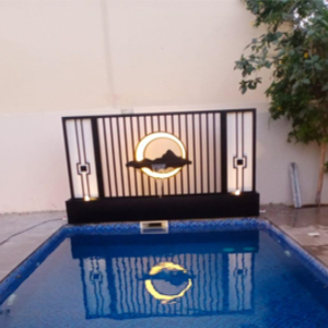 نافورة من الفولاذ المقاوم للصدأ D-1