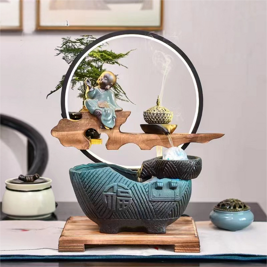 MR.BIG Resin Tabletop Zen Fountain W3S037