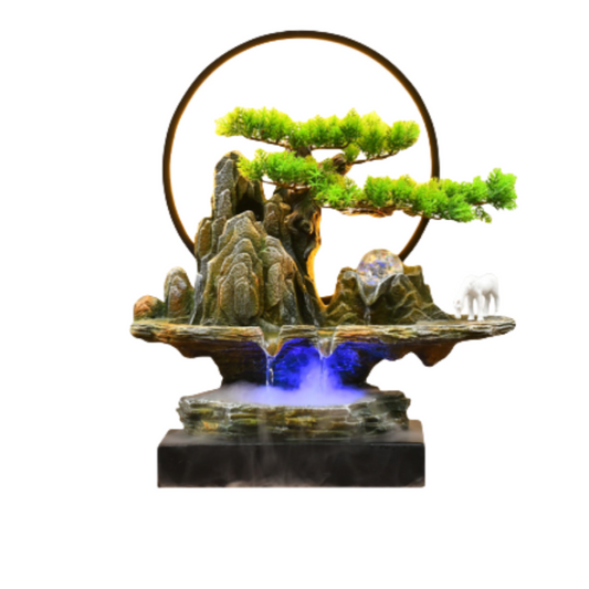 MR.BIG Resin Tabletop Zen Fountain H20170