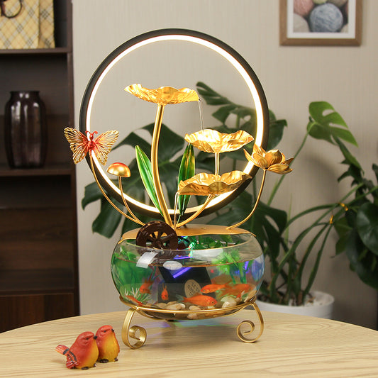 MR.BIG Iron Tabletop Zen Fountain JS016-LED