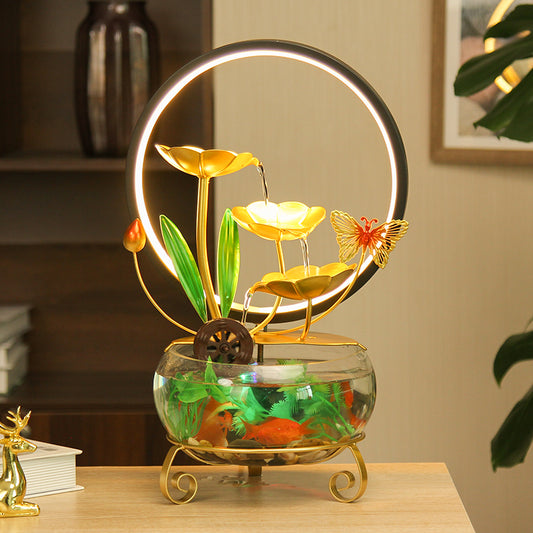 MR.BIG Iron Tabletop Zen Fountain JS022-LED